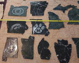 States made from marble
