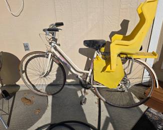 Bicycle with child's seat