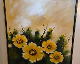 MCM Original Oil Painting by Sparks 