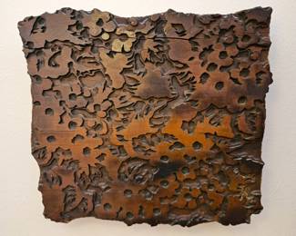 Woodcut Printing Block 