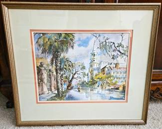 Virginia Fouche Bolton signed & numbered litho