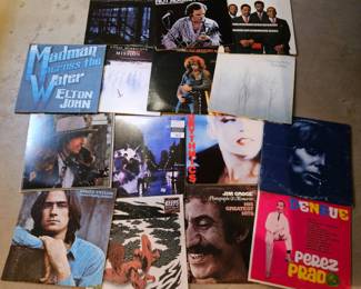 Small Sampling of Vinyl Records - Rock, Jazz, Dengue 