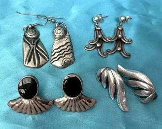 Sterling Silver Tone Earrings