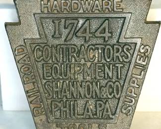 J. Jacob Shannon Co. of Philadelphia Paperweight