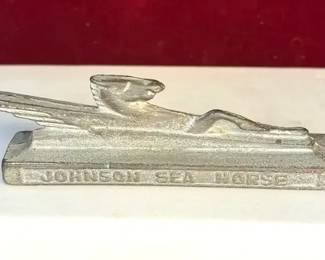 Johnson SeaHorse promotional dealer paperweight
