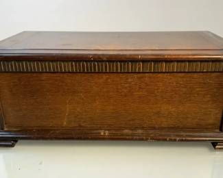 Vintage Wood Lidded Box