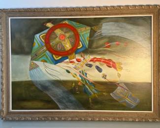 Betty Frost Signed Oil Painting on Board