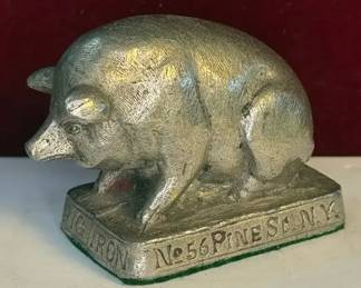 H.W. Adams Co PIG IRON Advertising Paperweight