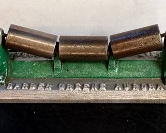 BarberGreene Conveyor Carrier Roller Promotional Paperweight