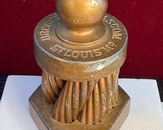 1895 Broderick Bascom Rope Company Advertising Paperweight