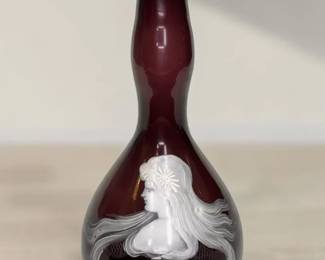 Mary Gregory Barber Bottle