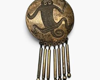 Taxco Mexico Sterling Silver Brooch