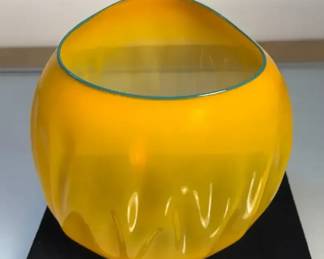 2000 Dale Chihuly Portland Press Citron Basket