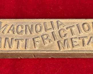 Vintage Magnolia AntiFriction Metal ingot bar