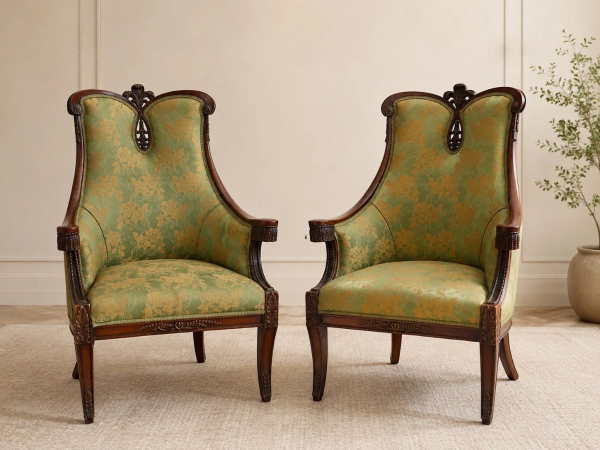 Green Arm Chairs