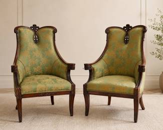 Green Arm Chairs