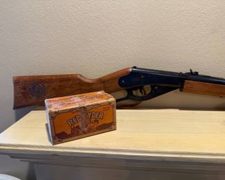 Red Ryder BB gun & Red Ryder BB box