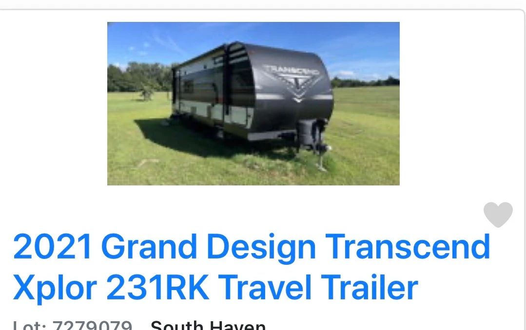 2021 Travel Trailer
