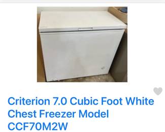 Chest Freezer