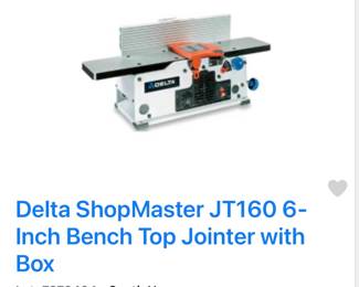 Delta Bench Top Jointer