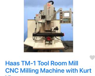 Haas TM-1 Tool Room Mill CNC Milling Machine