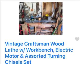 Craftsman Wood Lathe