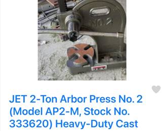 2 Ton Arbor Press