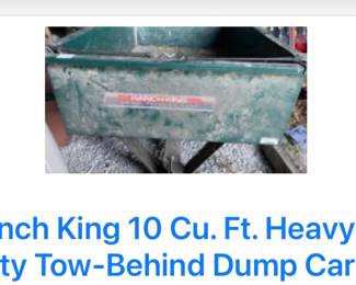 Tow Behind Farm Dump Cart