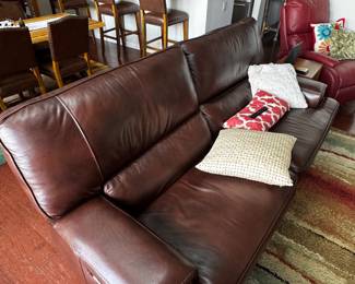 Leather couch 