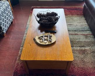 Wood coffee table 