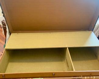 inside of first trunk--it has two trays