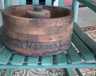 1890's Moresi Foundry (Jeanerette LA) pattern to make a  gear for the Albert Hanson Lumber Company of Garden City LA.  Albert's daughter went on to donate the land for Hanson Memorial High School in Franklin LA