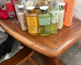 Bath and Body Works Lotions etc