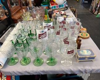 Schlitz glasses and more 