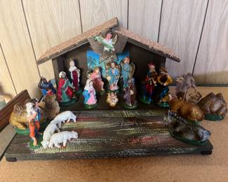 vintage nativity 