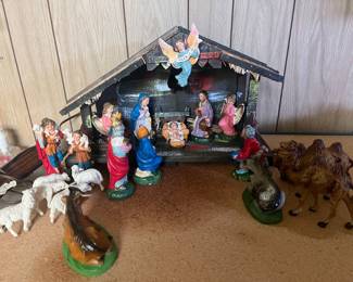 vintage nativity 