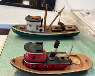 two model boats 