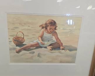 Vonnie Whitworth original watercolor framed and matted 