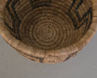 Indian pine straw  basket 