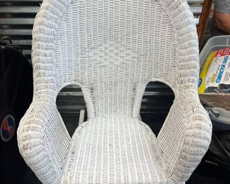 wicker rocker 