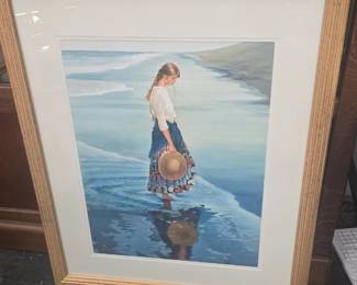 Vonnie Whitworth original watercolor framed and matted Large and Nice 