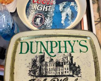 vintage beer trays 
