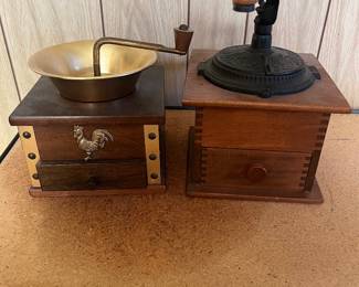 vintage coffee grinders 