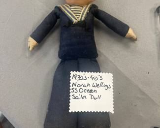 Norah welling's ss ocean sailor doll 