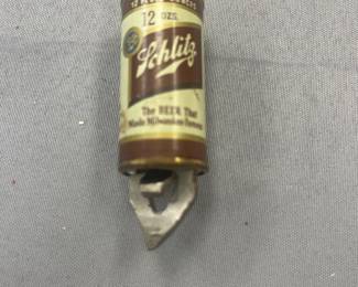 vintage Schlitz beer can opener 