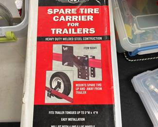 spare tire carrier for trailers 