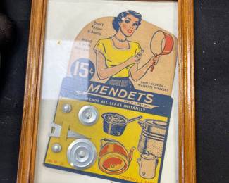 framed vintage mendets 