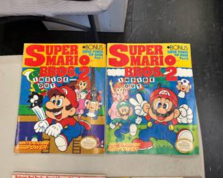 vintage Nintendo gaming mags 