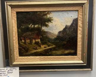 antique oil on canvas 