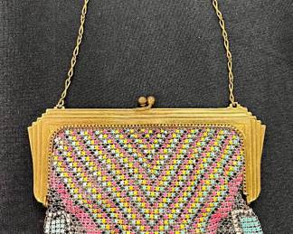 Whiting & Davis art deco mesh purse